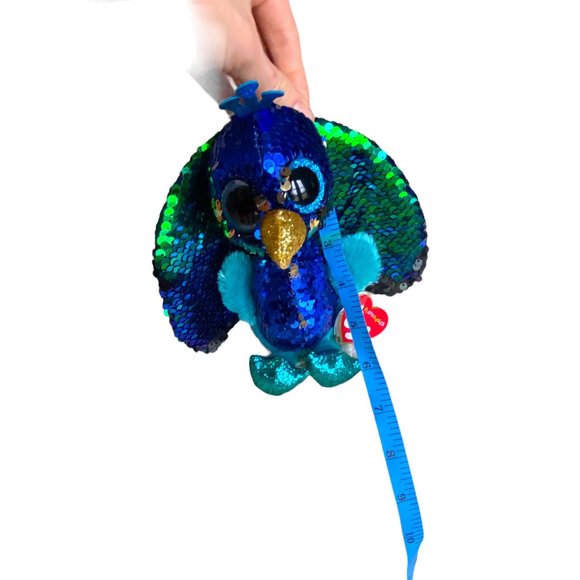 Tyson TY Flippables Bird Plush Stuffed Animal Beanie Baby - Picture 8 of 9